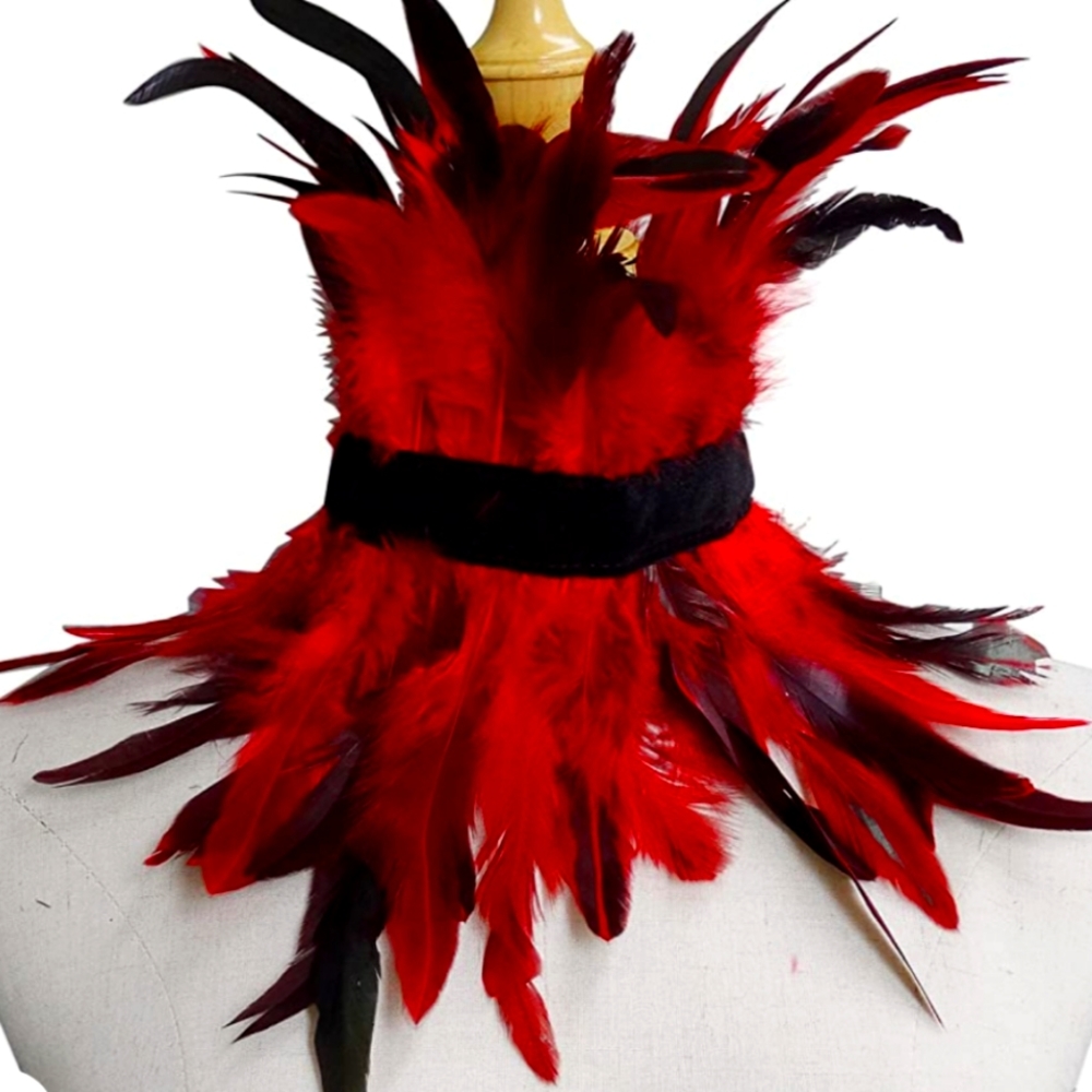 Feather phoenix vampire collar